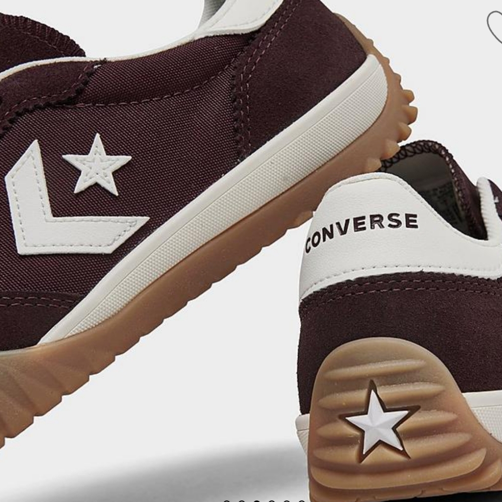 Converse Run Star Trainer. Bloodstone/Egret/White. Low Top Shoe. Unisex - Picture 5 of 16